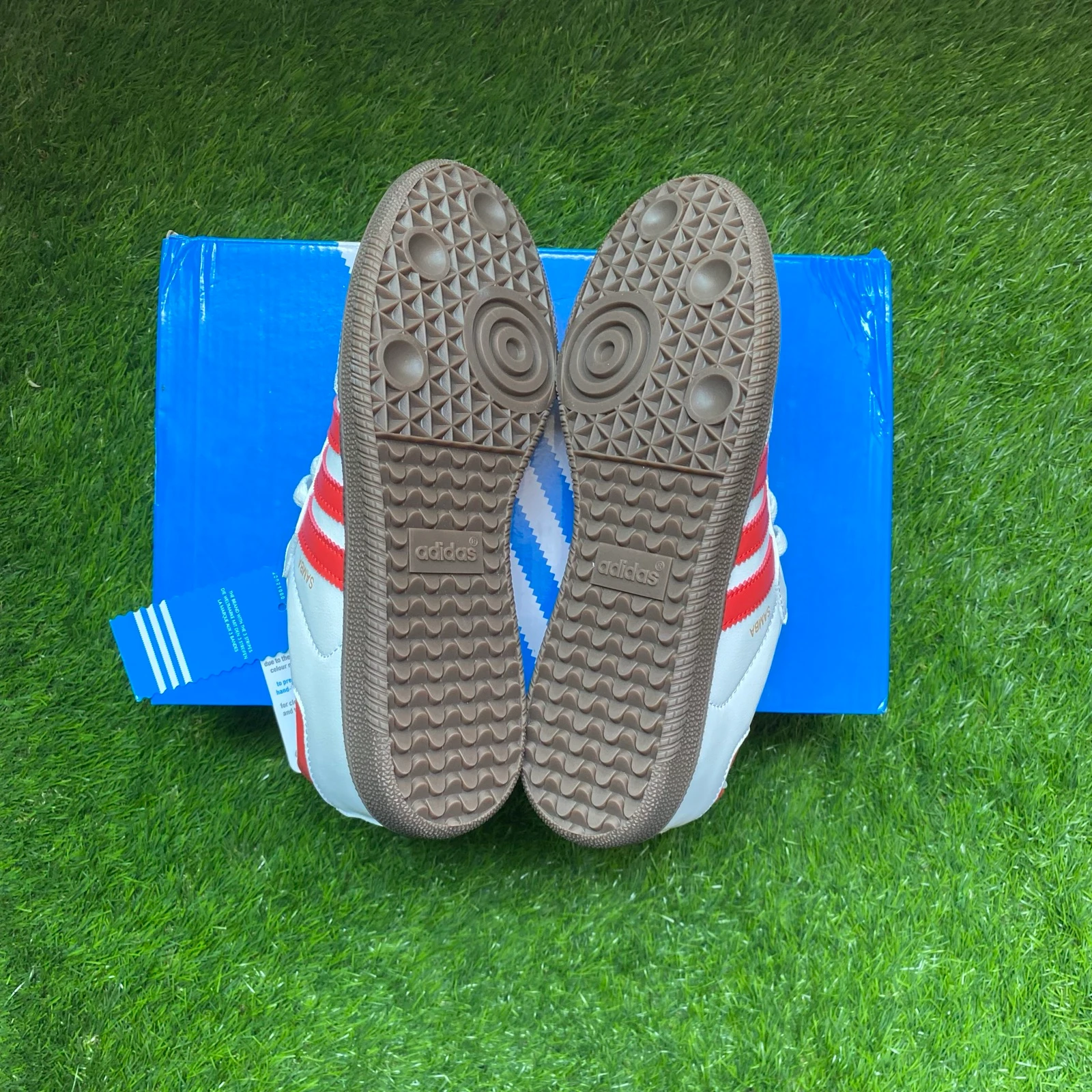 Adidas Samba OG Brancas e Vermelhas | Tamanho 39 | Novas | Com Caixa – photo 7